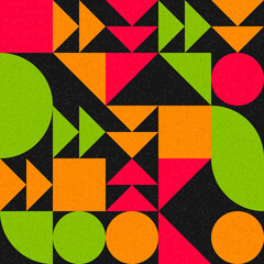 Abstract Geometric Pattern generative computational art illustration