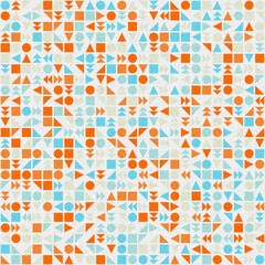 Abstract Geometric Pattern generative computational art illustration