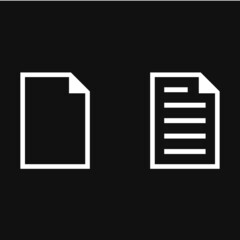 Document Icon on grey background