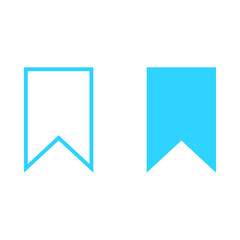 Bookmark blue icon
