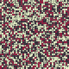 Abstract Geometric Pattern generative computational art illustration