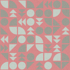 Abstract Geometric Pattern generative computational art illustration