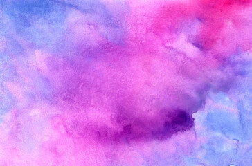 purple and blue abstract watercolor background with texture