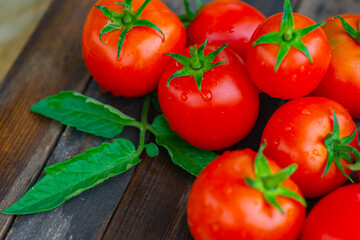delicious poidory several pieces lie on a wooden background