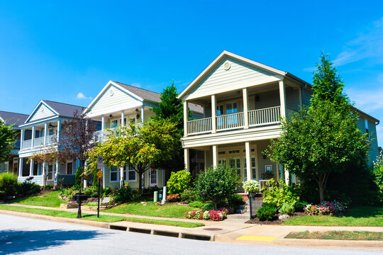 Beautiful Suburban Family Home in a Quiet Northwest Arkansas Neighborhood, Ideal for Real Estate Listings, Flyers, and Home Builder Marketing