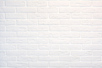 Naklejka premium White brick wall