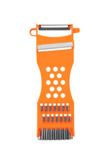 Orange peeler on isolated white background 