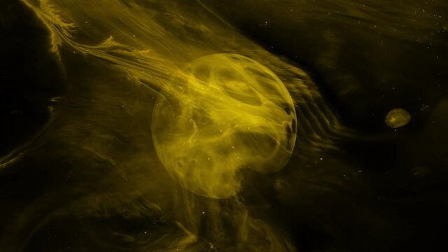 nebula animation. Seamlessly loop able animation of flying through glowing nebulae.