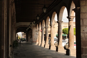 Portal de Morelia, ciudad capital de Michoac&aacute;n. 