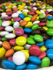 colorful chocolate candies