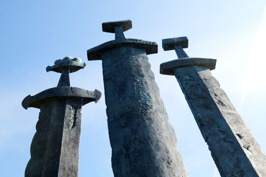 Monumento de Sverd i fjell en Stavanger, Noruega