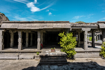 Fototapeta na wymiar The Venkataramana Temple of Gingee or Senji in Tamil Nadu, India. It lies in Villupuram District, built by the kings of konar dynasty and maintained by Chola dynasty. Archeological survey of india.