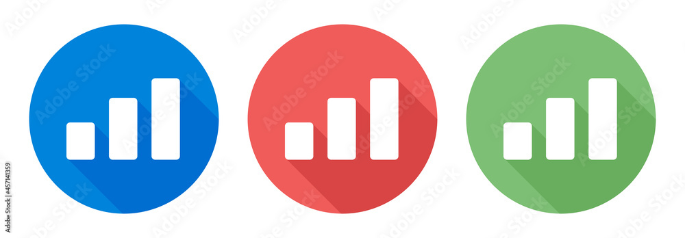 Poster Chart graph icon. Data symbol vector illustration.