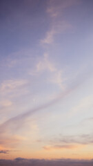 Naklejka premium sunset moon