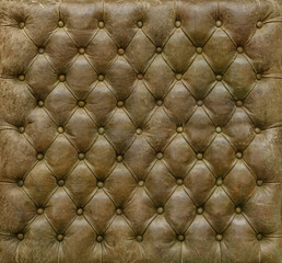 Quilted leather furniture upholstery