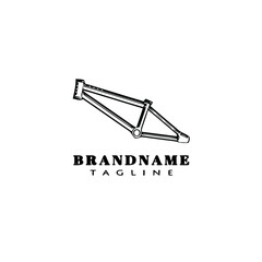 cute design bicycle logo icon design template vector illustration