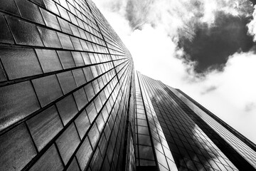 office building with sky