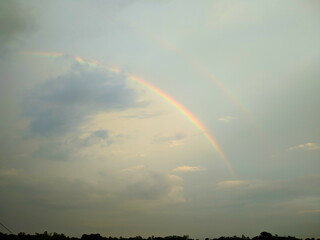 rainbow in the sky