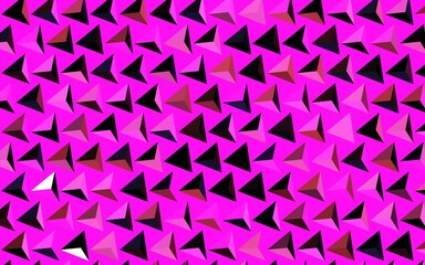 Dark Purple, Pink vector layout with lines, triangles.