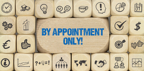 By appointment only! 