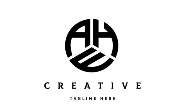 AHE circle three letter logo