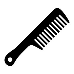 Vector Comb Glyph Icon Design