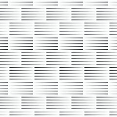 Vector pattern repeating five rows of checkered plates on horizon, texture background. Pattern is on swatches panel