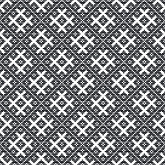 Seamless pattern based on Japanese traditiolal craft kogin .