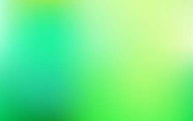 Light green vector abstract blur layout.