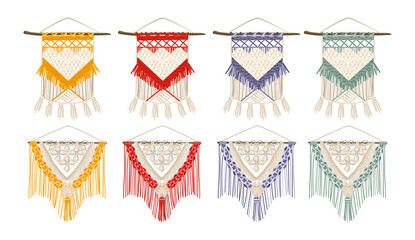 Handcrafted Macrame Color Set