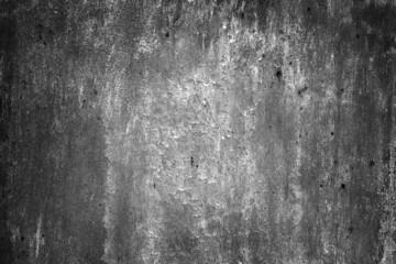 Black and white grunge old metal texture. Rough dirty background.