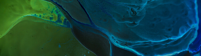 Alcohol black ink background. Ink colors are