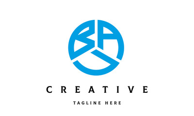 BAU circle three letter logo