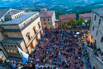 people playing tambola game in san marino country