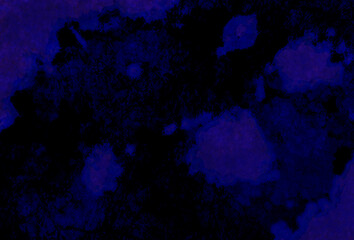 深い青と紫のグランジ