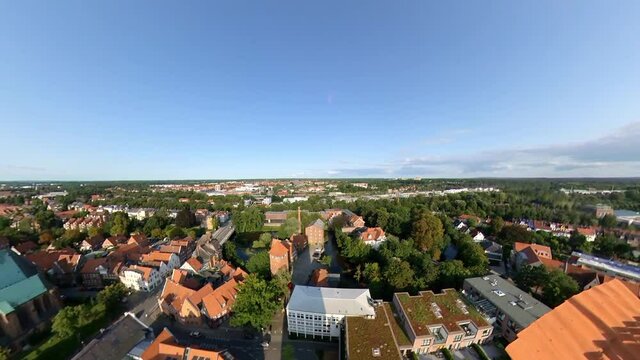 L&uuml;neburg City in Summer