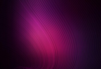Dark Pink vector background with stright stripes.