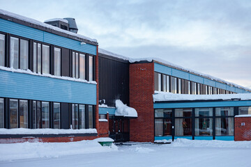 Old school Bolagsskolan in Kiruna