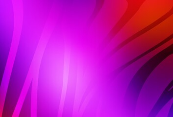 Light Pink, Red vector blurred background.