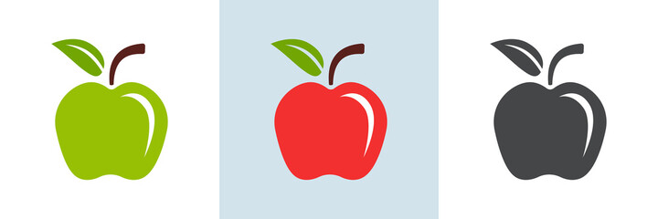Apfel Vektor Logos