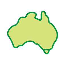 australia map simplified