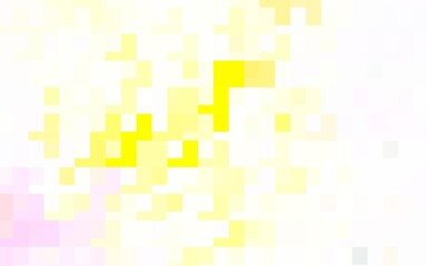 Light Pink, Yellow vector background in polygonal style.