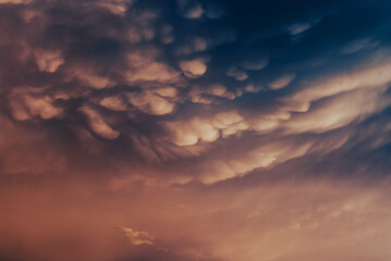 sunlight in clouds cause beautiful nature