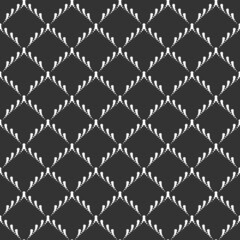 Fototapeta premium Vector geometric seamless pattern. Modern geometric background with dotted squares.