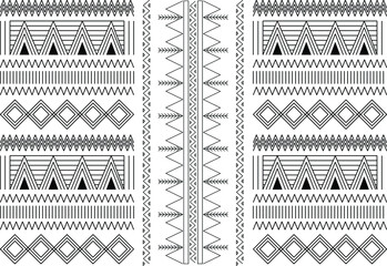 Al-Qatt Al-Asiri, female traditional interior wall decoration in Asir, Saudi Arabia, Editable stroke