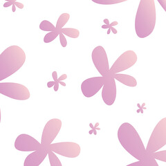 color gradient of lilac flower pattern