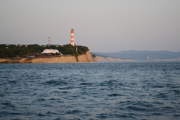 lighthouse in the sea