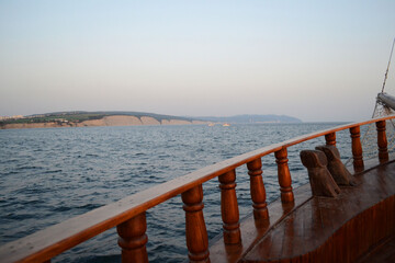 Sea view from the ship