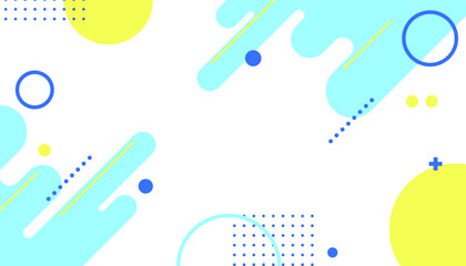 Geometric flat background templates. Soft blue dynamic shapes. EPS 10 Vector.