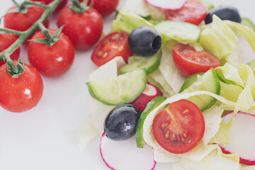 vegetable variety on a plate